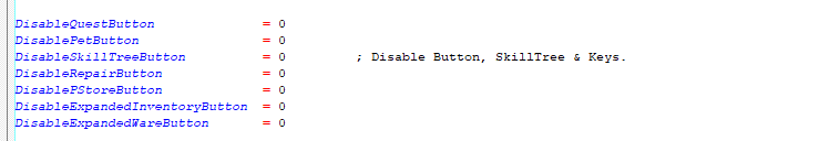 Disable Buttons