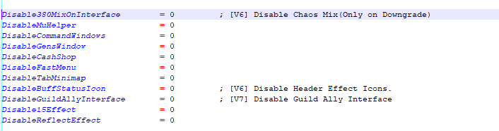 Disable Interfaces