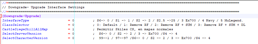 Interface Selector